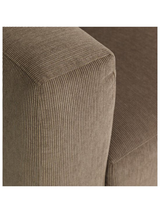 Furninova - Vesta Round -sohva Manchester-kangas sand oikea avopääty - BROWN | Stockmann - photo 4