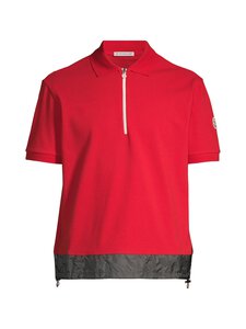 Moncler - Logo Zip -pikeepaita - 425 OPEN RED | Stockmann