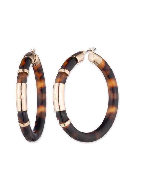 Lauren Ralph Lauren - Tort Logo Hoop -korvakorut - GLD/TORT - photo 1 Lauren Ralph Lauren - Tort Logo Hoop -korvakorut - GLD/TORT | Stockmann - photo 1