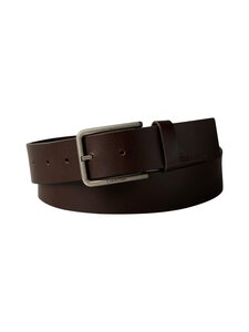 Calvin Klein Bags & Accessories - Warmth Buckle -nahkavyö 3,5 cm - YG1 CK DARK BROWN/ANTIQUE SILVER | Stockmann