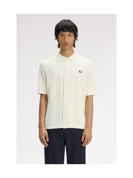 Fred Perry - Tonal Vertical Stripe -neulepaita - ECRU | Stockmann - photo 3