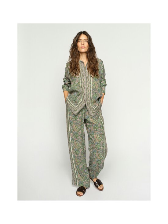 MOS MOSH - MMBala Flowish Orchid -housut - 846 TURF GREEN | Stockmann - photo 3