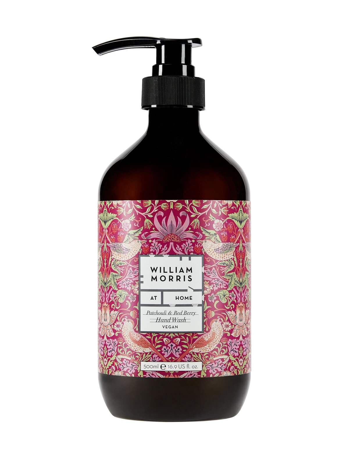 Strawberry Thief -nestemäinen käsisaippua 500 ml