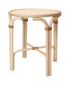 Parolan Rottinki - Punos-pöytä 50 cm - NATURAL | Stockmann