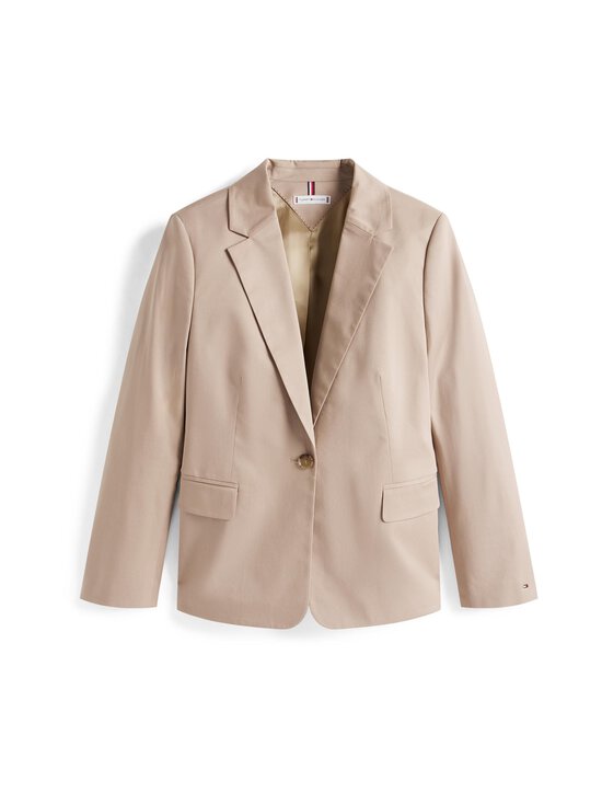 Tommy Hilfiger - Cotton Slim Fit -bleiseri - AEG BEIGE - photo 1 Tommy Hilfiger - Cotton Slim Fit -bleiseri - AEG BEIGE | Stockmann - photo 1