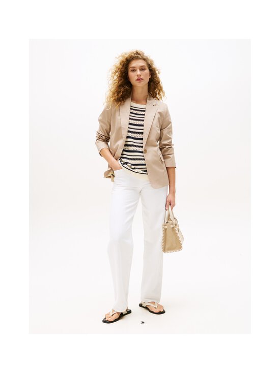 Tommy Hilfiger - Cotton Slim Fit -bleiseri - AEG BEIGE - photo 2 Tommy Hilfiger - Cotton Slim Fit -bleiseri - AEG BEIGE | Stockmann - photo 2