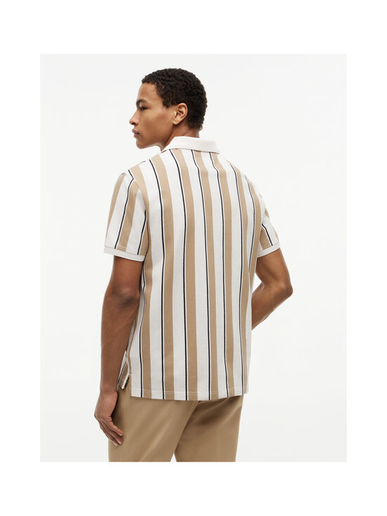 Tommy Hilfiger - Polosärk V Neck Crepe Classic - 0A4 IVORY PETAL / BEIGE | Stockmann - photo 4