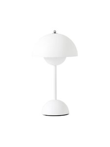 &Tradition - Flowerpot VP9 -pöytävalaisin, mattavalkoinen  ladattava - VALKOINEN | Stockmann