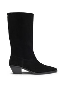 BOSS - Niara Bootie -nahkasaappaat - 001 BLACK | Stockmann