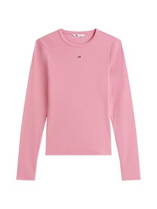 Tommy Jeans - Slim Essential -ribbitrikoopaita - THC MYSTIC PINK | Stockmann