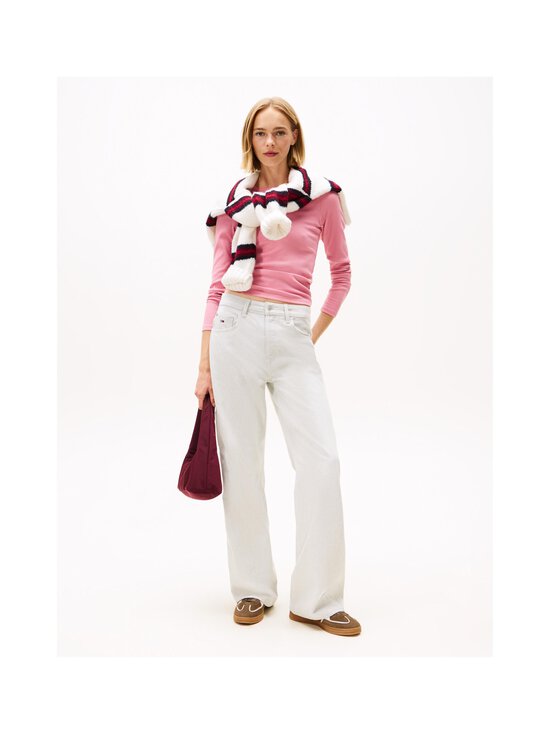 Tommy Jeans - Slim Essential -ribbitrikoopaita - THC MYSTIC PINK | Stockmann - photo 3