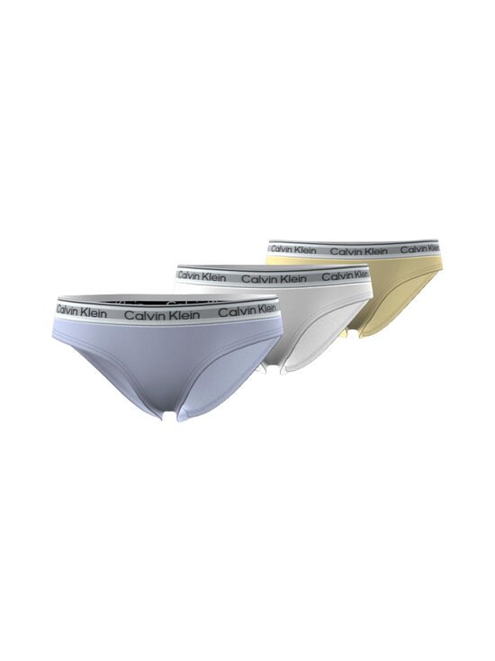 Calvin Klein Kids - Bikini-alushousut 3-pack - 0VY HVNLYIRIS/BRIGHTWHT/FRENCHVANILLA | Stockmann - photo 1
