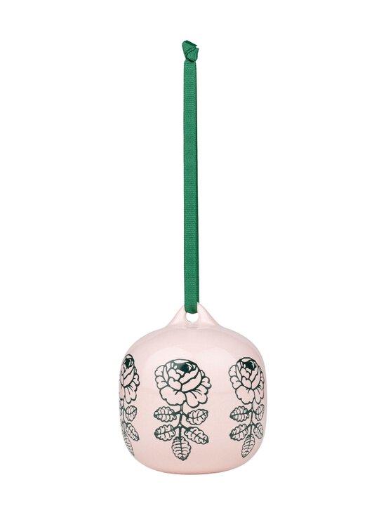 Marimekko - Vihkiruusu- ripustettava keräilykoriste - PINK, DK.GREEN | Stockmann - photo 1