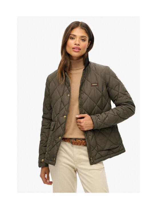 Superdry - Corduroy Trimmed Liner -tikkitakki - ZC3 ARMY KHAKI | Stockmann - photo 2