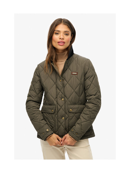 Superdry - Corduroy Trimmed Liner -tikkitakki - ZC3 ARMY KHAKI | Stockmann - photo 6