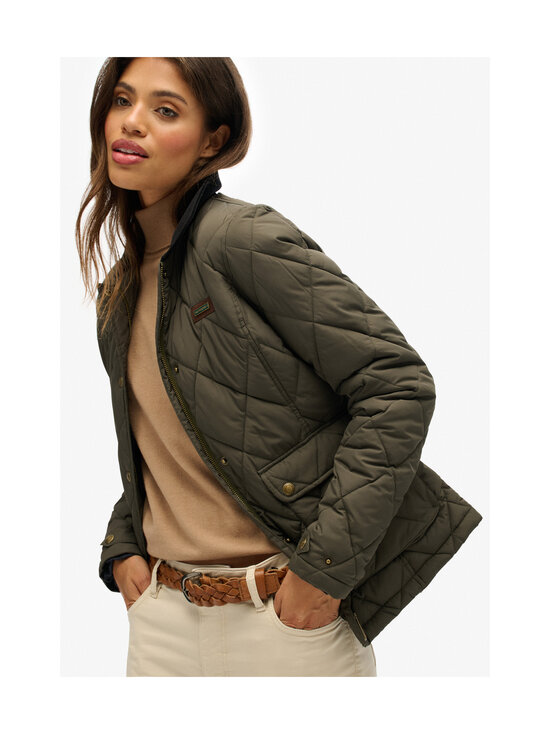 Superdry - Corduroy Trimmed Liner -tikkitakki - ZC3 ARMY KHAKI | Stockmann - photo 7
