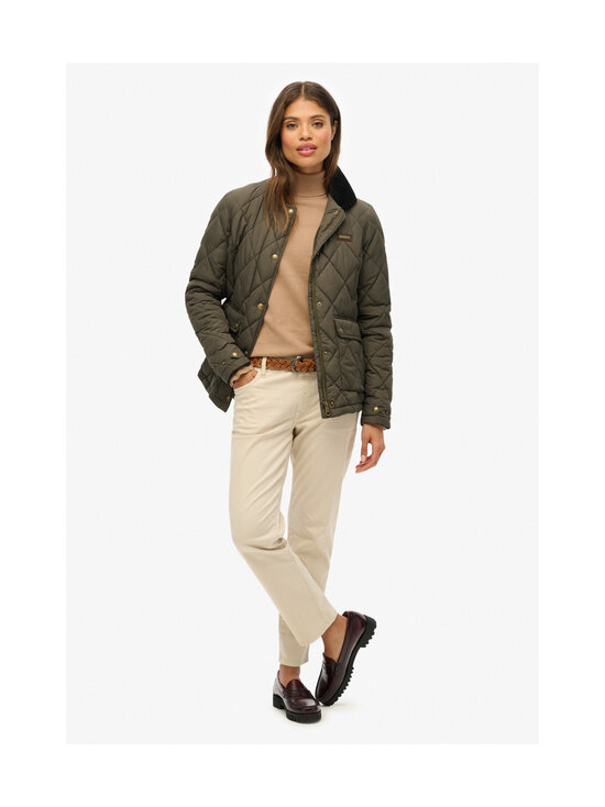 Superdry - Corduroy Trimmed Liner -tikkitakki - ZC3 ARMY KHAKI | Stockmann - photo 8
