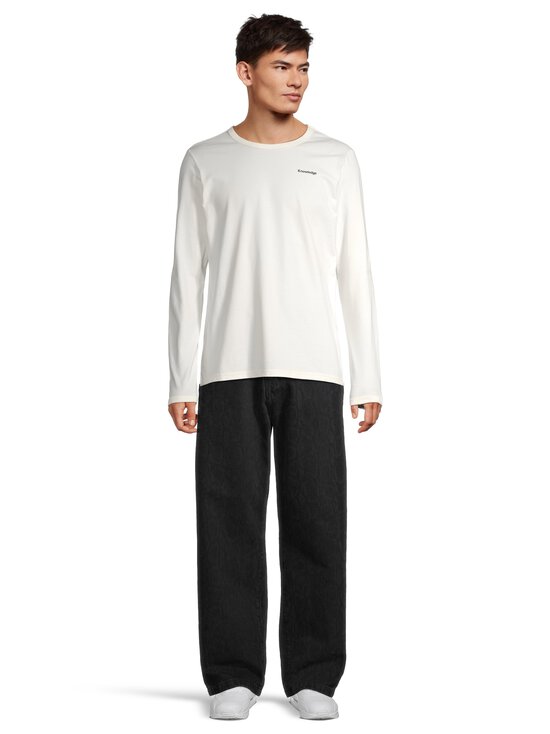 Knowledge Cotton Apparel - Back Print -paita - 1387 EGRET | Stockmann - photo 2