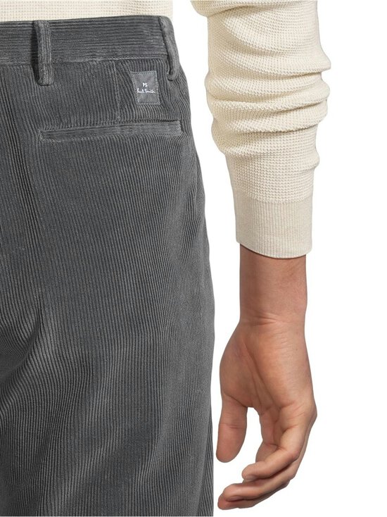 PS Paul Smith - Pleated-vakosamettihousut - 75_ANTHRACITE | Stockmann - photo 5