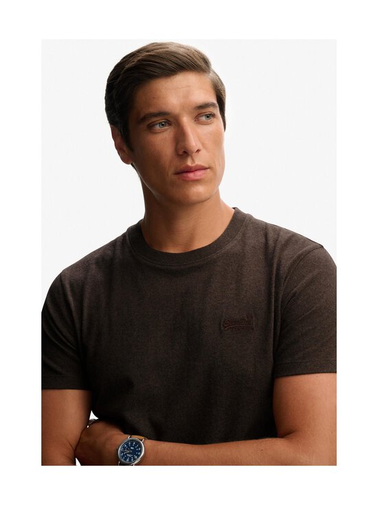 Superdry - Essential t-paita - H9E NUTMEG BROWN MARL | Stockmann - photo 3