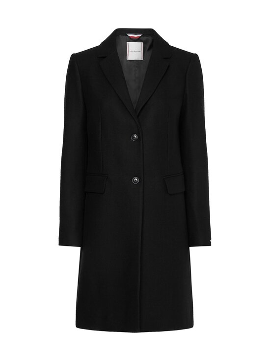 TH ESS WOOL BLEND CLASSIC COAT -takki