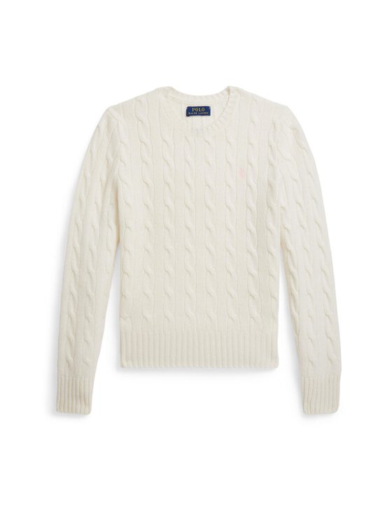 Ralph Lauren - Palmikkoneule - WHITE - photo 1 Ralph Lauren - Palmikkoneule - WHITE | Stockmann - photo 1