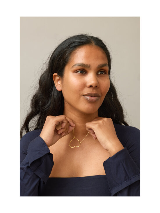 ENAMEL Copenhagen - Organic Heart Chunky -kaulakoru - GOLD PLATED | Stockmann - photo 2