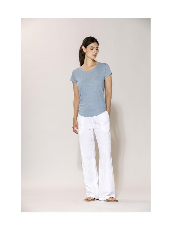 BLUE - Lotta- pellavainen t-paita - DARK SKYBLUE | Stockmann - photo 2