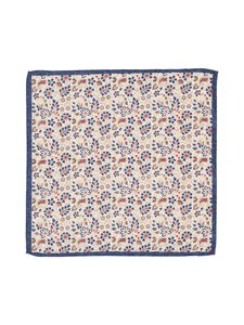 Stockholm Kravatt - Double Medallion Flower -silkkitaskuliina - 5 CREAM | Stockmann