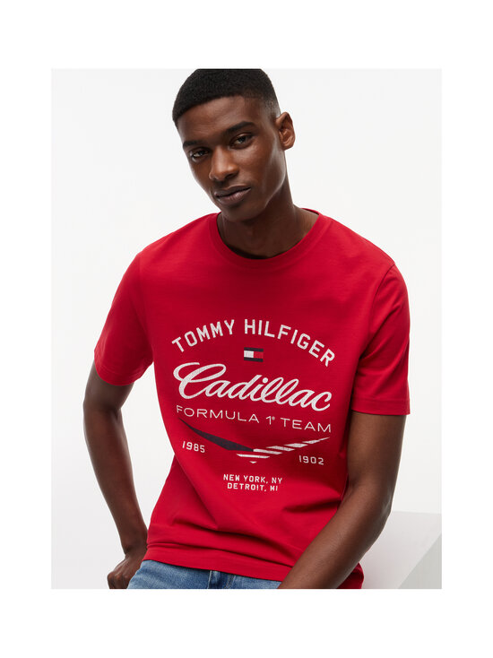 Tommy Hilfiger - TH x CF1 Varsity Graphic T-krekls - XLG RED | Stockmann - photo 3