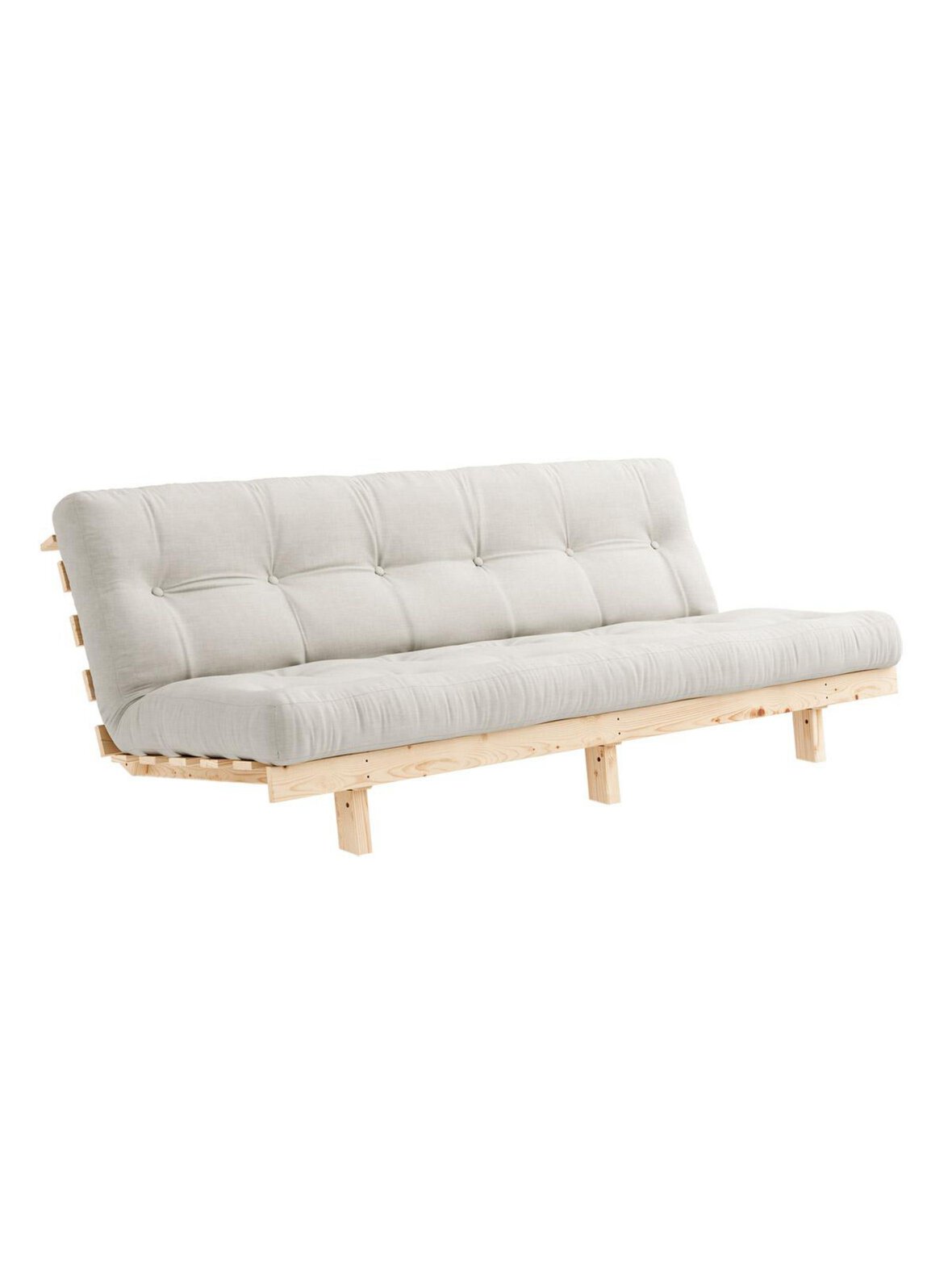 Lean-futonsohva natural/mänty l 190 cm