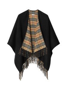 Burberry - Check-merinoviitta - A1189 BLACK | Stockmann