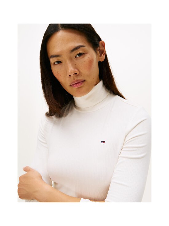 Tommy Hilfiger - Slim Rib Rollneck krekls - YA8 IVORY SILK - photo 5 Tommy Hilfiger - Slim Rib Rollneck krekls - YA8 IVORY SILK | Stockmann - photo 5