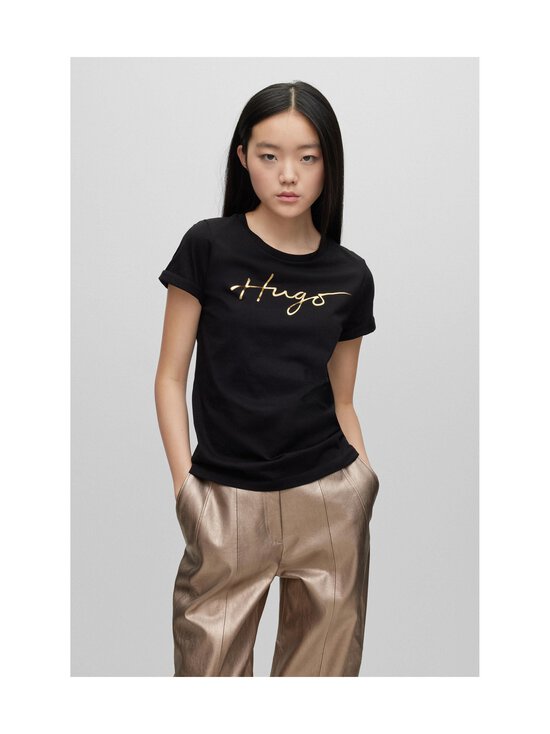 HUGO - Slim T-paita - 001 BLACK - photo 2 HUGO - Slim T-paita - 001 BLACK | Stockmann - photo 2