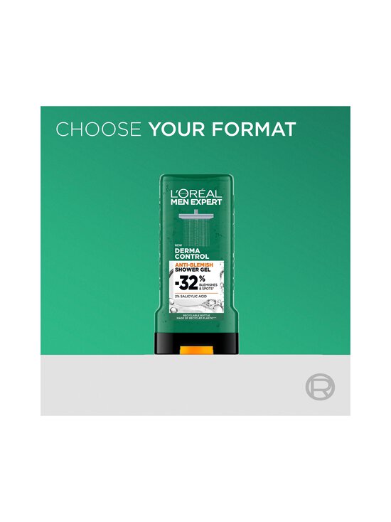L'Oréal Paris - Men Expert Derma Control Shower Gel -suihkugeeli, 300 ml - NO COL | Stockmann - photo 9