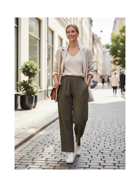 NOOM - Gabriela-housut - KHAKI GREEN | Stockmann - photo 6