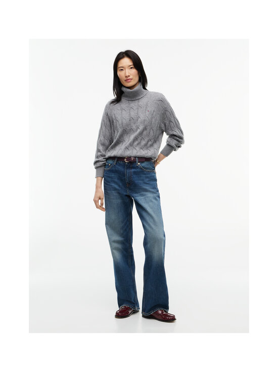 Tommy Hilfiger - Wool Cable Roll -neule - P7D MEDIUM GREY HEATHER | Stockmann - photo 2