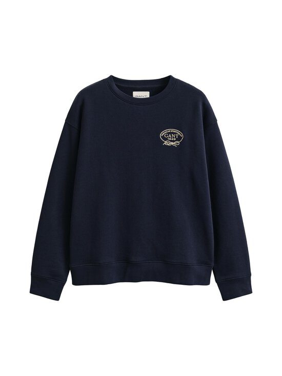 GANT - Rope Graphic -collegepaita - 433 EVENING BLUE | Stockmann - photo 1