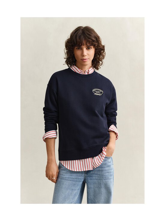 GANT - Rope Graphic -collegepaita - 433 EVENING BLUE | Stockmann - photo 2
