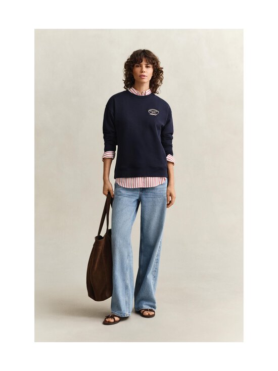 GANT - Rope Graphic -collegepaita - 433 EVENING BLUE | Stockmann - photo 5