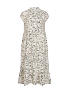 Vila - ViMame Midi -mekko - CLOUD DANCER AOP:BLACK DOTS | Stockmann