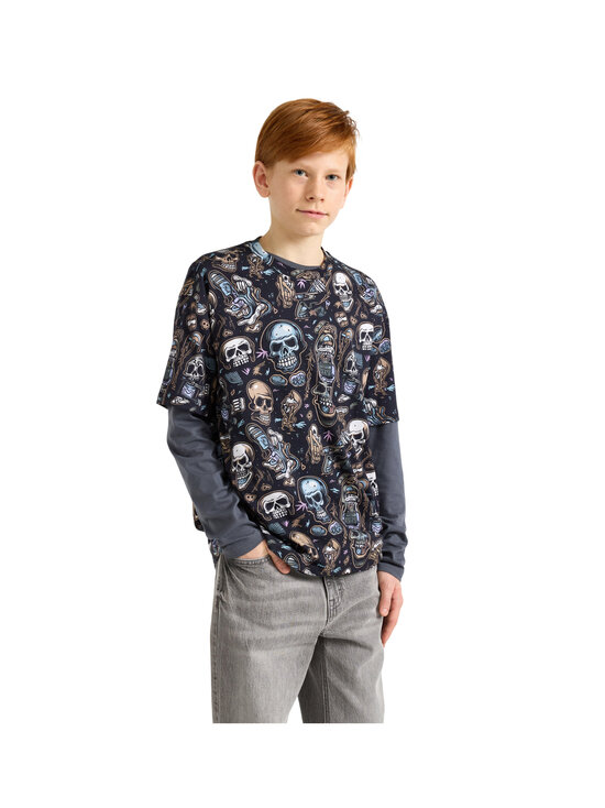 Lindex - Sculls t-paita - 80 BLACK | Stockmann - photo 3