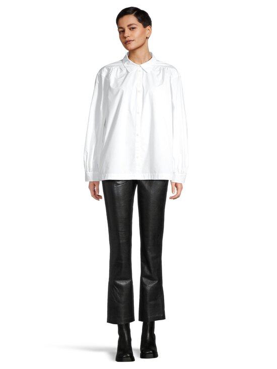 Rue de Tokyo - Sloan Dyed Poplin kreklblūze - WHITE - photo 2 Rue de Tokyo - Sloan Dyed Poplin kreklblūze - WHITE | Stockmann - photo 2