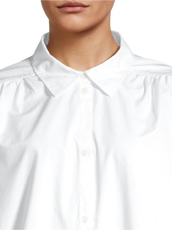 Rue de Tokyo - Sloan Dyed Poplin kreklblūze - WHITE - photo 4 Rue de Tokyo - Sloan Dyed Poplin kreklblūze - WHITE | Stockmann - photo 4