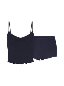 SKIMS - Sleep Cami Set -toppi ja shortsit - NAVY | Stockmann