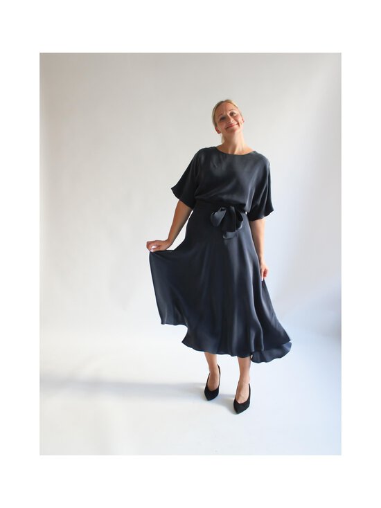 Lili Marleena - Navy Cupro Midi svārki - BLUE | Stockmann - photo 5