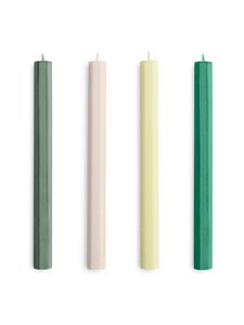 HAY - Hexagon Greens And Whites -kynttilä 4 kpl - GREENS AND WHITES | Stockmann