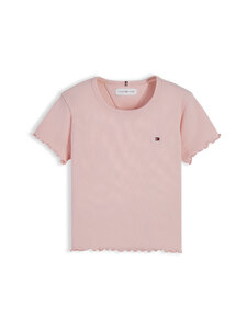 Tommy Hilfiger - Essential Rib T-krekls - TJQ WHIMSY PINK | Stockmann