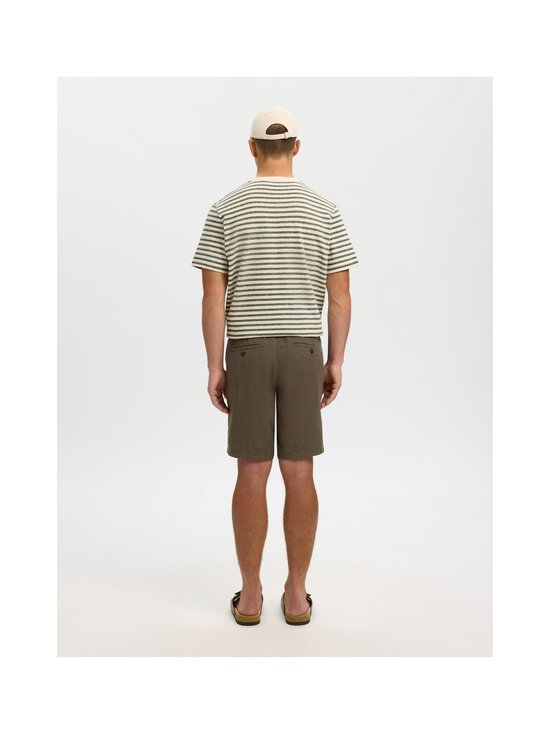 Selected - Slmregular Brody -puuvillasekoiteshortsit - FOREST NIGHT | Stockmann - photo 4