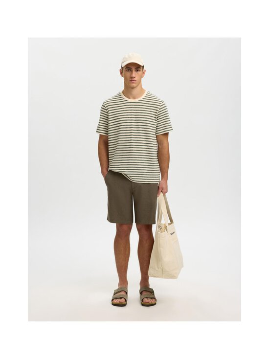 Selected - Slmregular Brody -puuvillasekoiteshortsit - FOREST NIGHT | Stockmann - photo 5